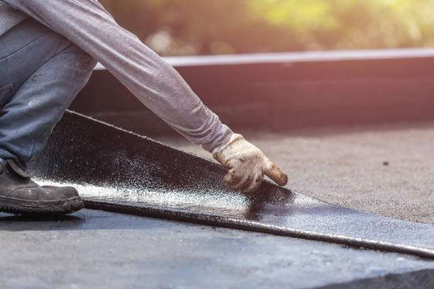 Professional Basement Waterproofing technician working in Lake Odessa, MI